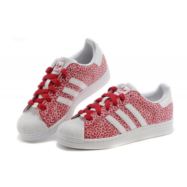 chaussure adidas femme rouge